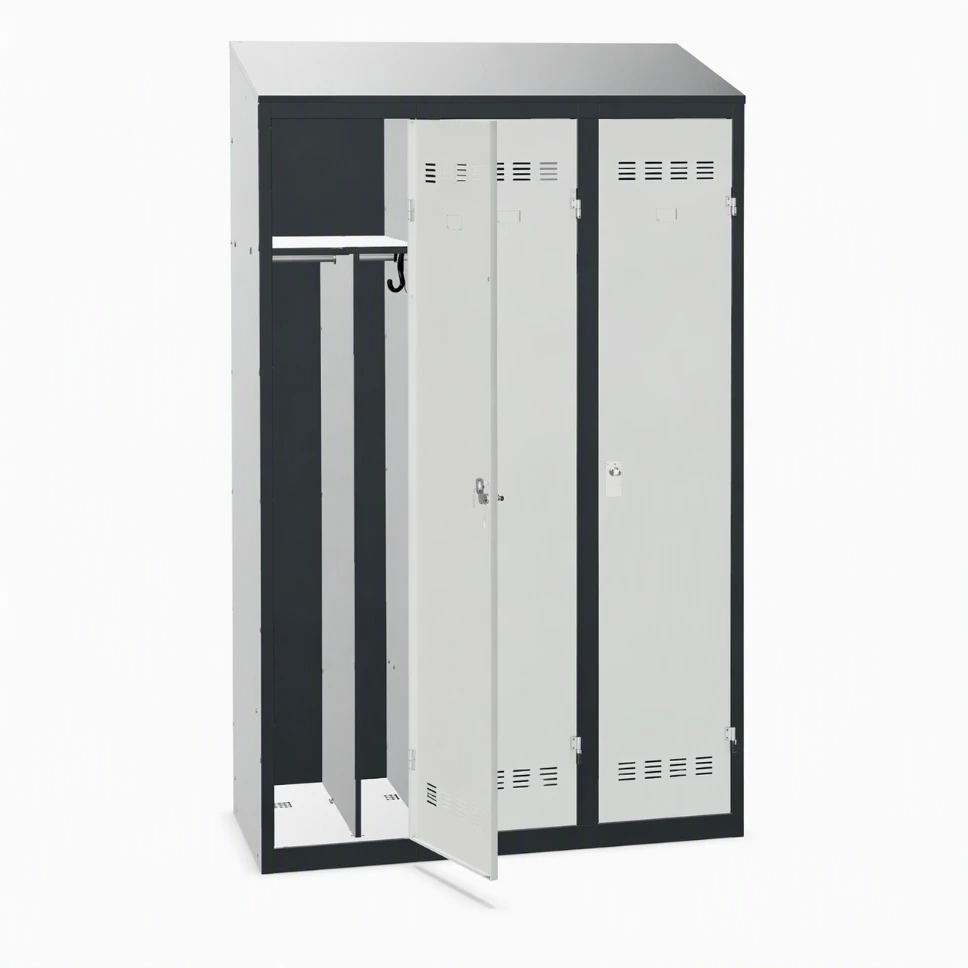 Locker monobloc, vuile industrie, 3 kolommen