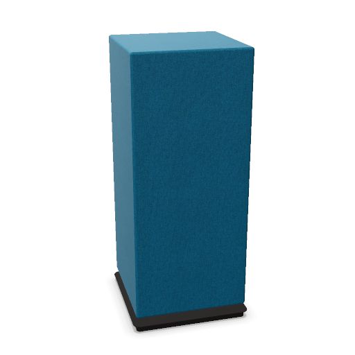 [BuzziTotem] BuzziTotem (Small, Beam, Fabric, Fabric Aqua 143, Baseplate, Black RAL 9005, No)