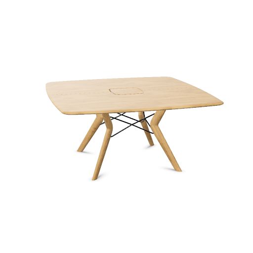 [T4113] Trava Conference, tafel vierkant +TA Bachm., h76cm (135, 135)