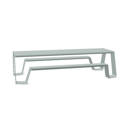 AA picknick, 300x160x74 cm, Verdigris