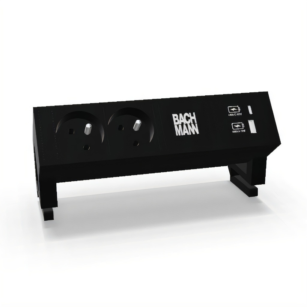 [902.980] Bachmann DESK 2 — stroom- en USB-module voor bureau