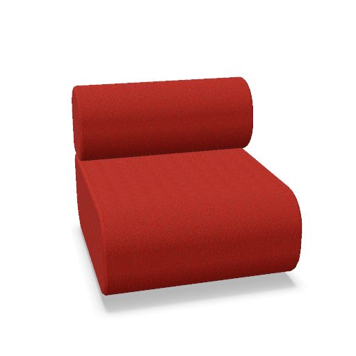 Track 001 Seat & back zonder armleuningen
