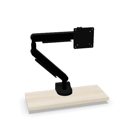 [BM0013676] Bachmann ZG1 — monitorarm zwart