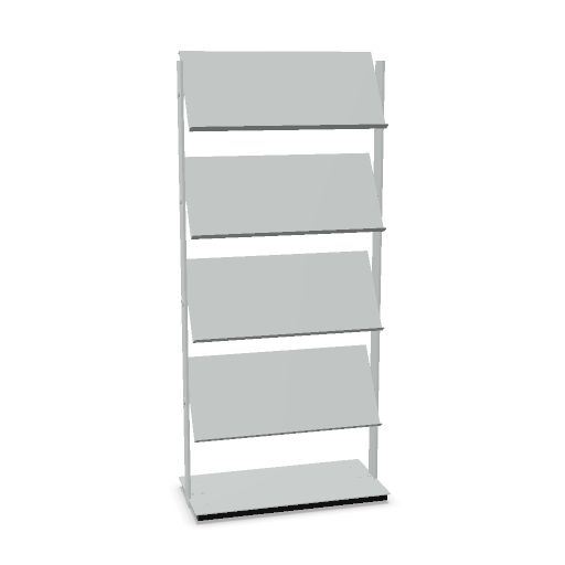 Cascando Flexxible Large — folder- en opbergrek met 4 schappen