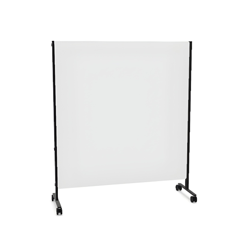 [4215] Round 20 Alu, whiteboard enkel, 181x158x50 (cm)