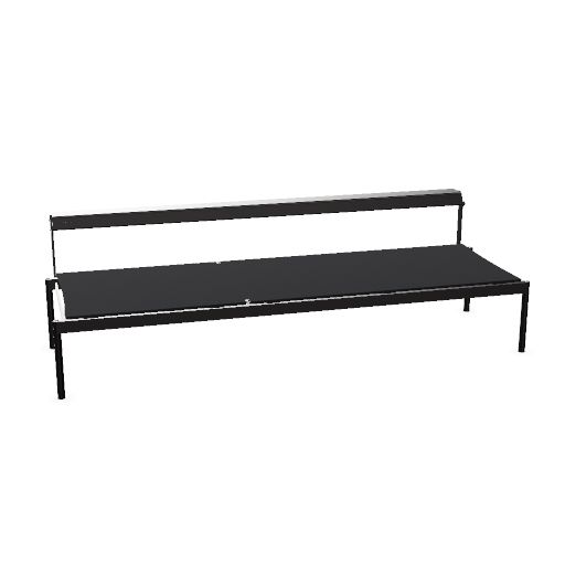 Extremis Sol+Luna — ligbed en sofa 210 cm, zwart