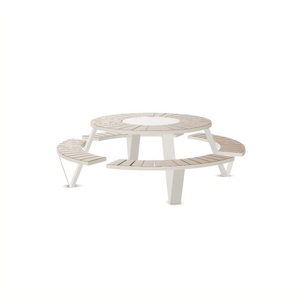 Extremis Pantagruel Picnic — ronde picknicktafel Ø227 cm, 8-zit
