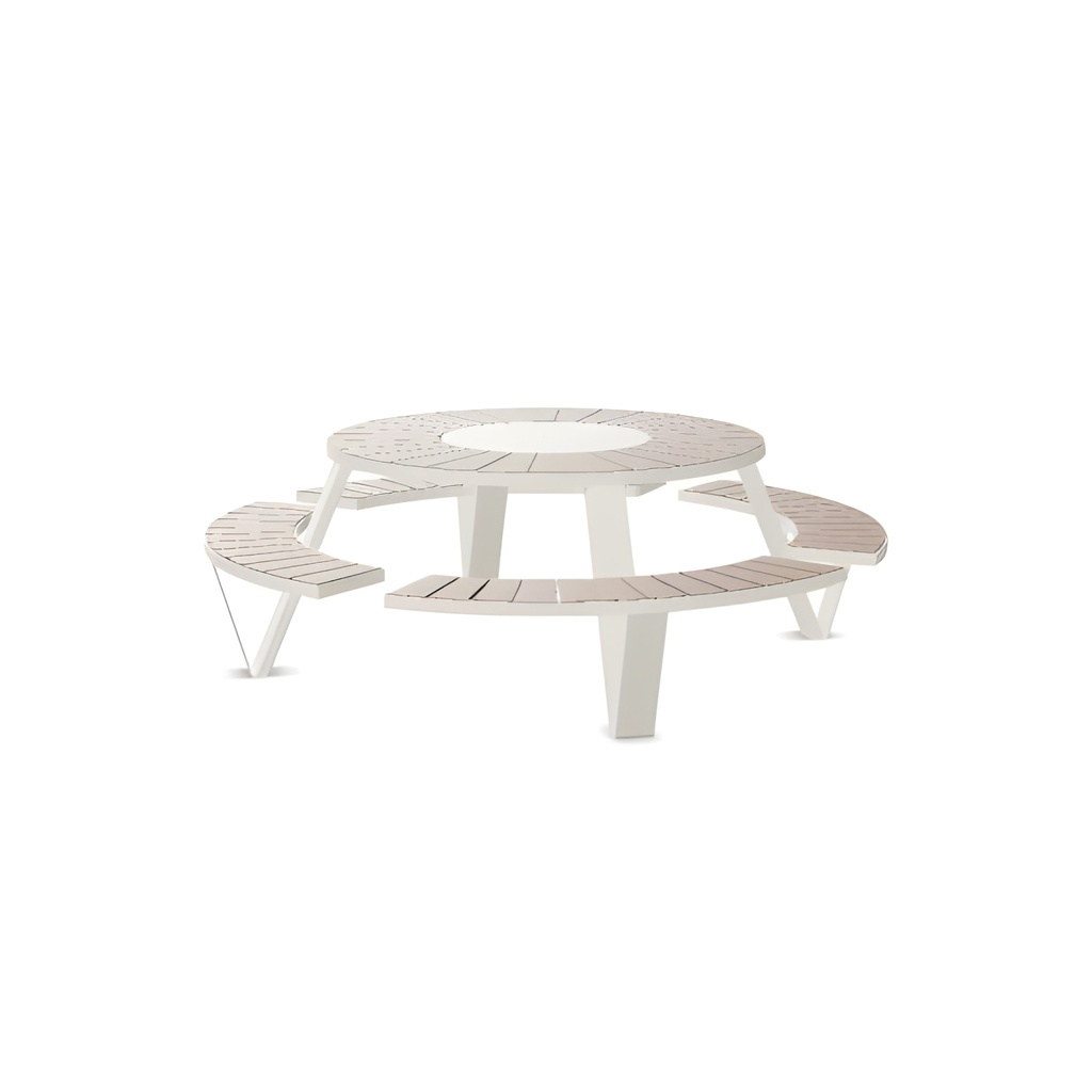 [PAN626] Picknick, 227x75 cm, HW 100% PEFC, gebroken wit
