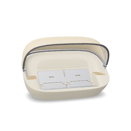 Extremis Cabrio met soft top Flax — 2-zits outdoor loungebank