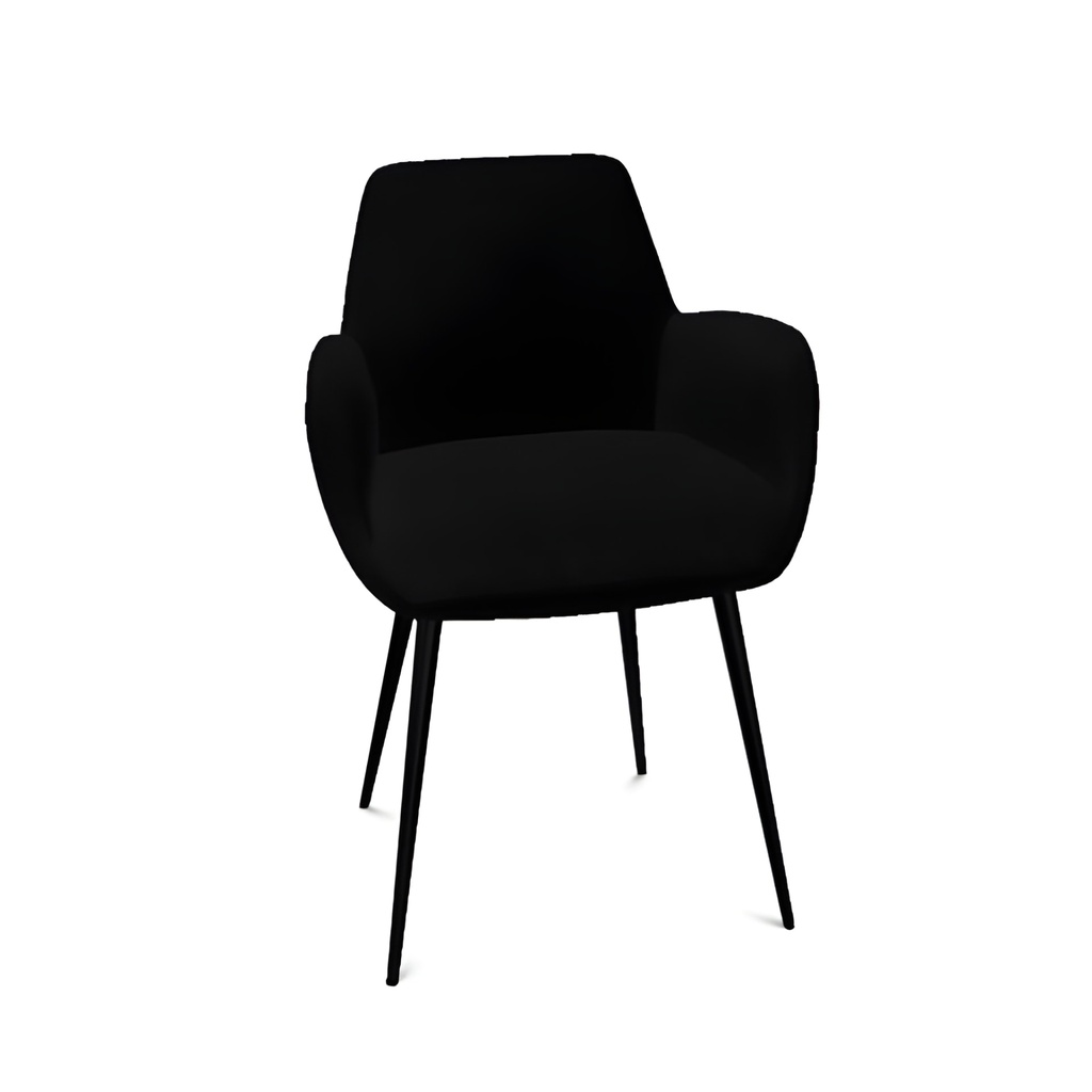 Mood 101 stoel met arml. PM11, uni, zith. 49cm
